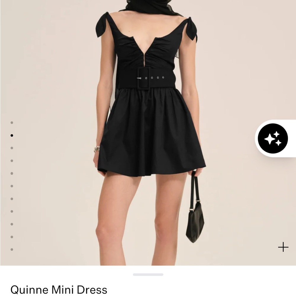 For Love And Lemons Black Mini Dress! Size Small, new with tags!